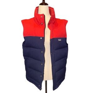 Patagonia Men’s Bivy Blue & Red Puffer Vest